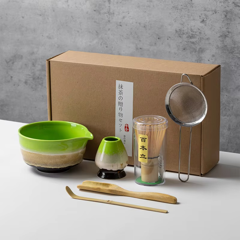 Bamboo Whisk Chasen - Japanese Style Matcha Tea Set Bamboo