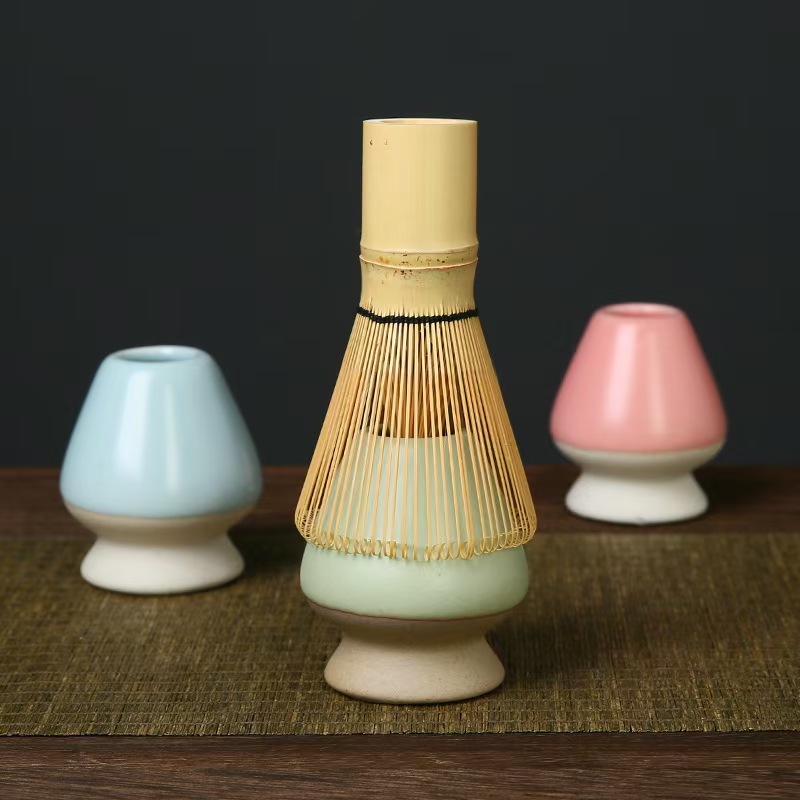 Matcha Tea Whisk Holder Cerami - Bamboo Whisk Chasen 评论和价格
