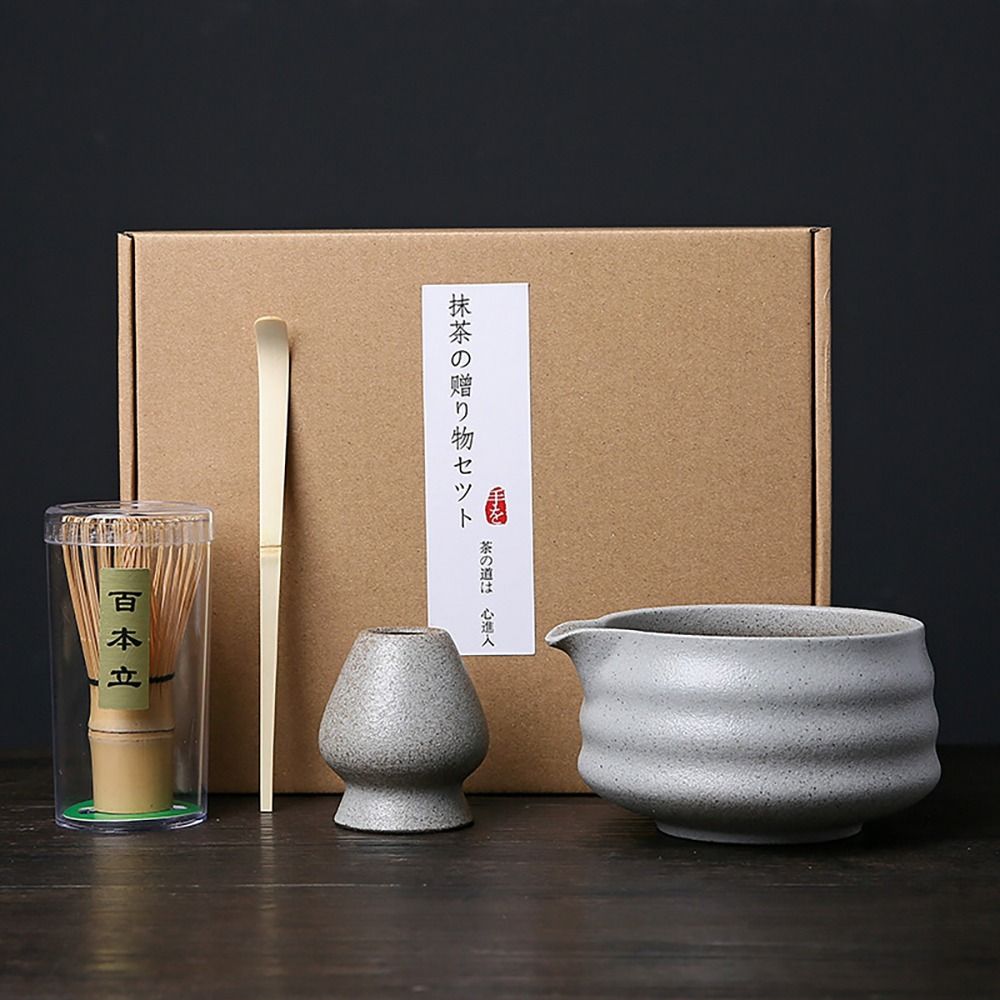 4PCS New Bamboo Ceramic Japane - Bamboo Whisk Chasen 评论和价格