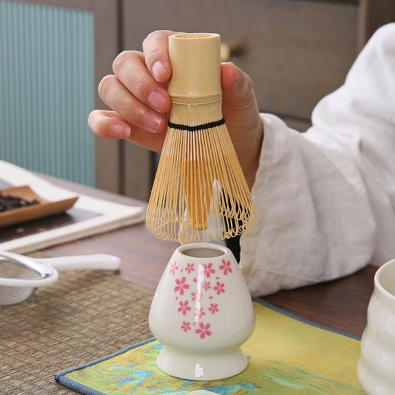 Japanese Ceramic Matcha Green  - Bamboo Whisk Chasen 评论和价格