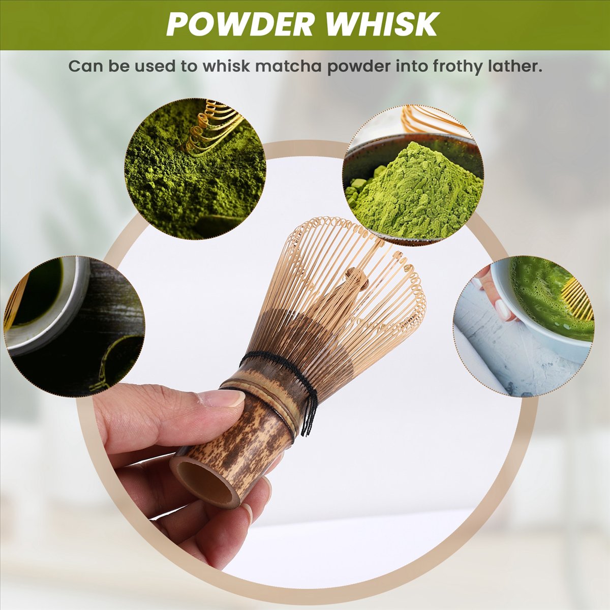 ABFW 80 Prongs Matcha Whisk Ja - Bamboo Whisk Chasen 评论和价格